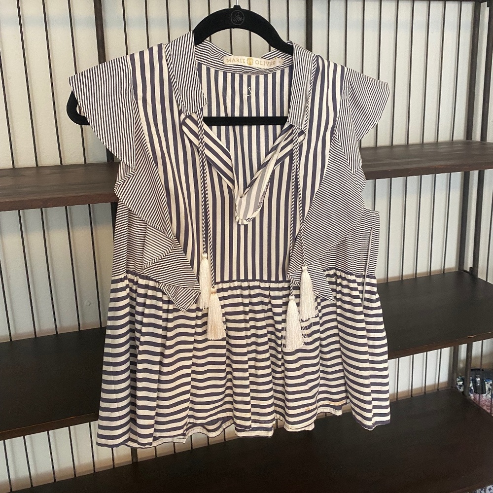 Marie Oliver Striped Top